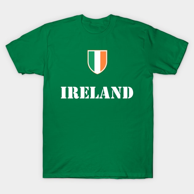 Ireland Irish Flag Saint Patrick Day T-Shirt by vladocar